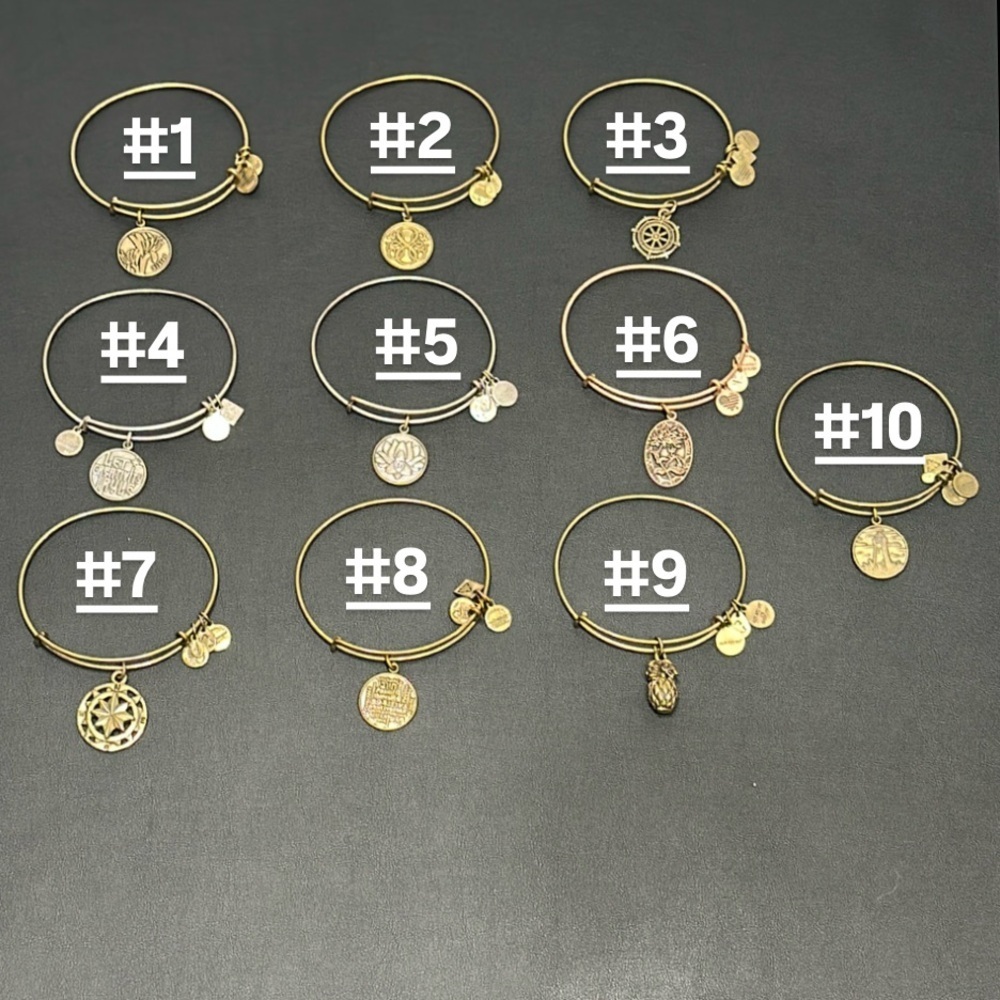 Your Pick – Alex & Ani Gold Charm Bracelets | Boho Spiritual Jewelry - Picture 2 of 12
